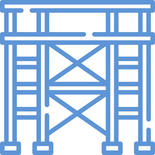 icône d'un échafaudages publics