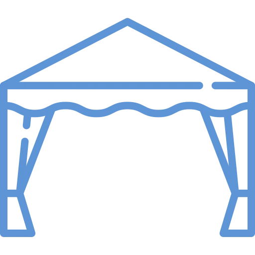 icône d'un chapiteau d'événementiel